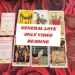 Lecture générale LOVE Tarot VIDEO (lire la description)