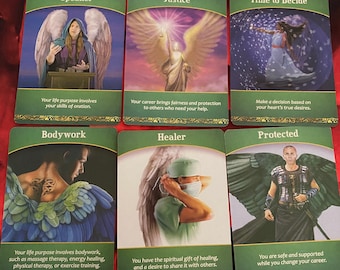 Propósito de vida y orientación profesional (solo extracción de 6 cartas) (leer descripción) el mismo día