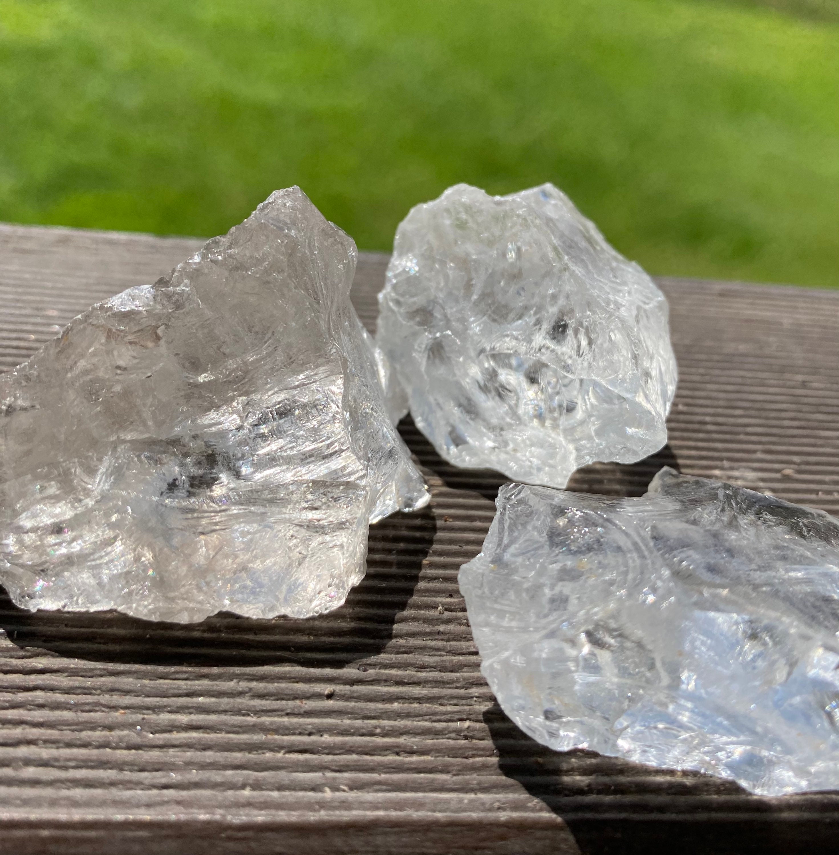 Pure Clear Quartz Raw Stone Etsy