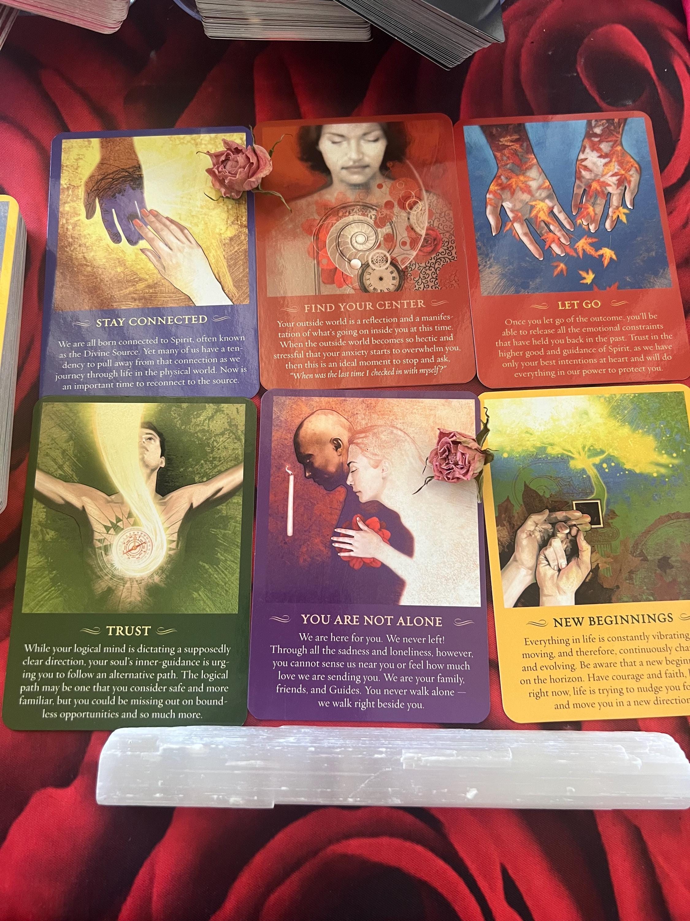 The Spirit Messages Daily Guidance From Your Angels (Same Day 6 Cards PULL ONLY) (read description)