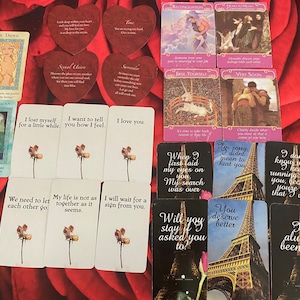 Lectura de cartas de amor, romance y 22 cartas el mismo día. SOLO CARTAS (Leer descripción)