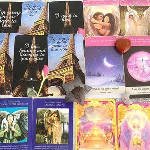 All Round Love Messages & Angel Guidance Card Pull Love And Life Readings. (cards only - NO text reading)
