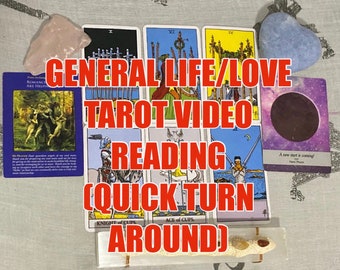 General Life/Love Tarot VIDEO Reading  (read description)