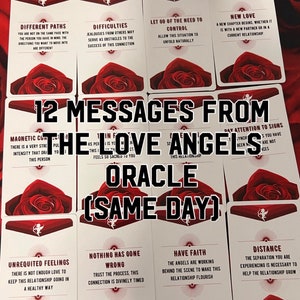 12 Same Day The Love Angels Botschaften und Anleitung (NUR CARD PULL) (bitte Beschreibung lesen)