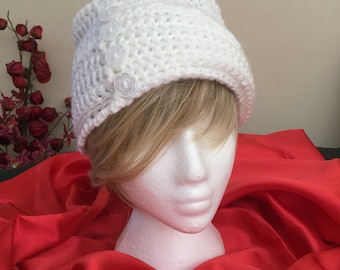 Ladies handmade crocheted hat