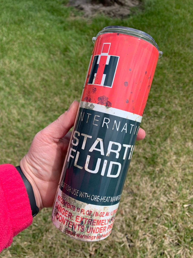 IH International Harvester Starting Fluid 20 Oz Tumbler 2 Etsy