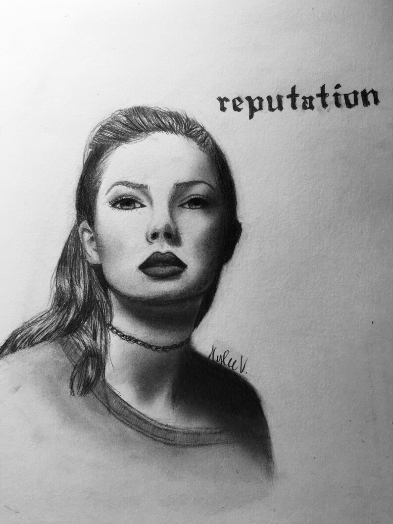 Taylor Swift Reputation Drawing Taylor Swift Reputation Drawing