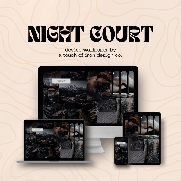 Acotar Night Court Wallpaper Etsy
