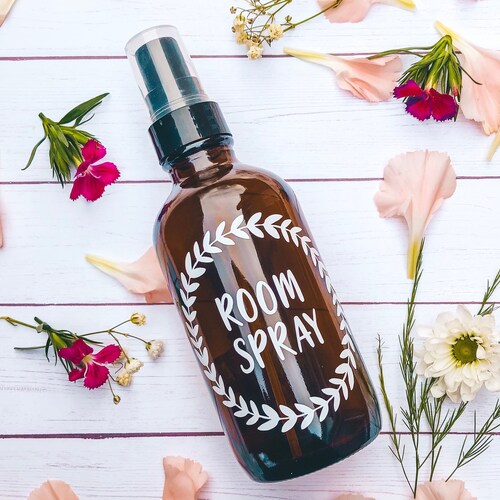 Spray Bottle Label Essential Oil Spray Bottle Labels Room Etsy