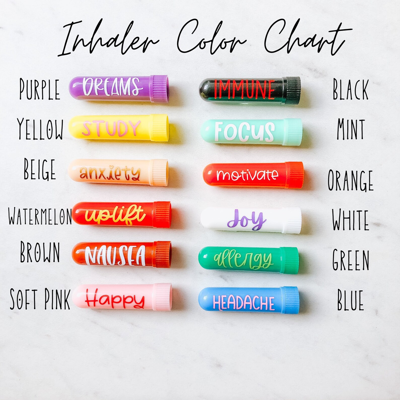 Essential Oil Inhalers Aromatherapy Inhalers Essential Oil Etsy