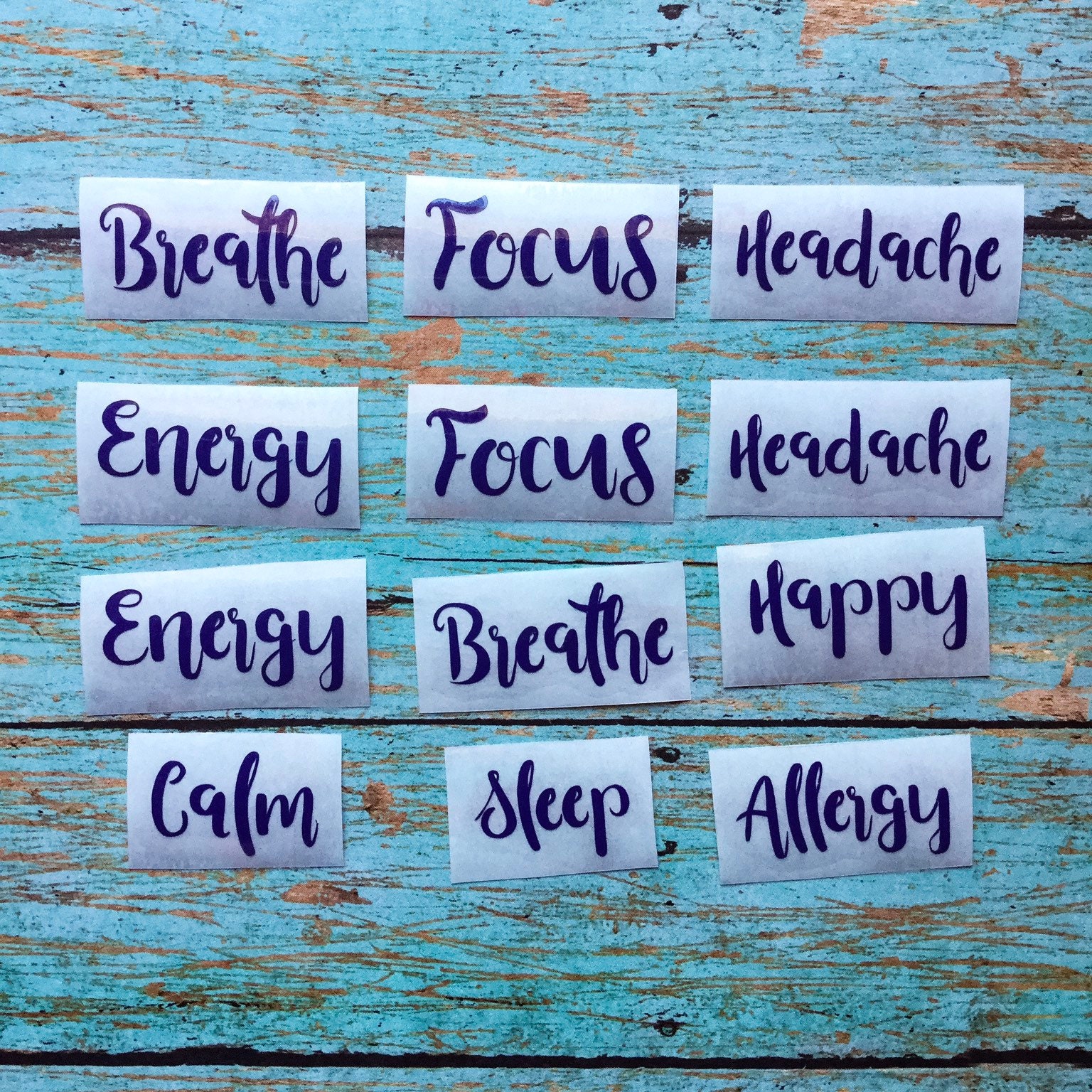 Blank Inhaler Labels, Essential Oil Inhaler Labels, Essential Oil ...