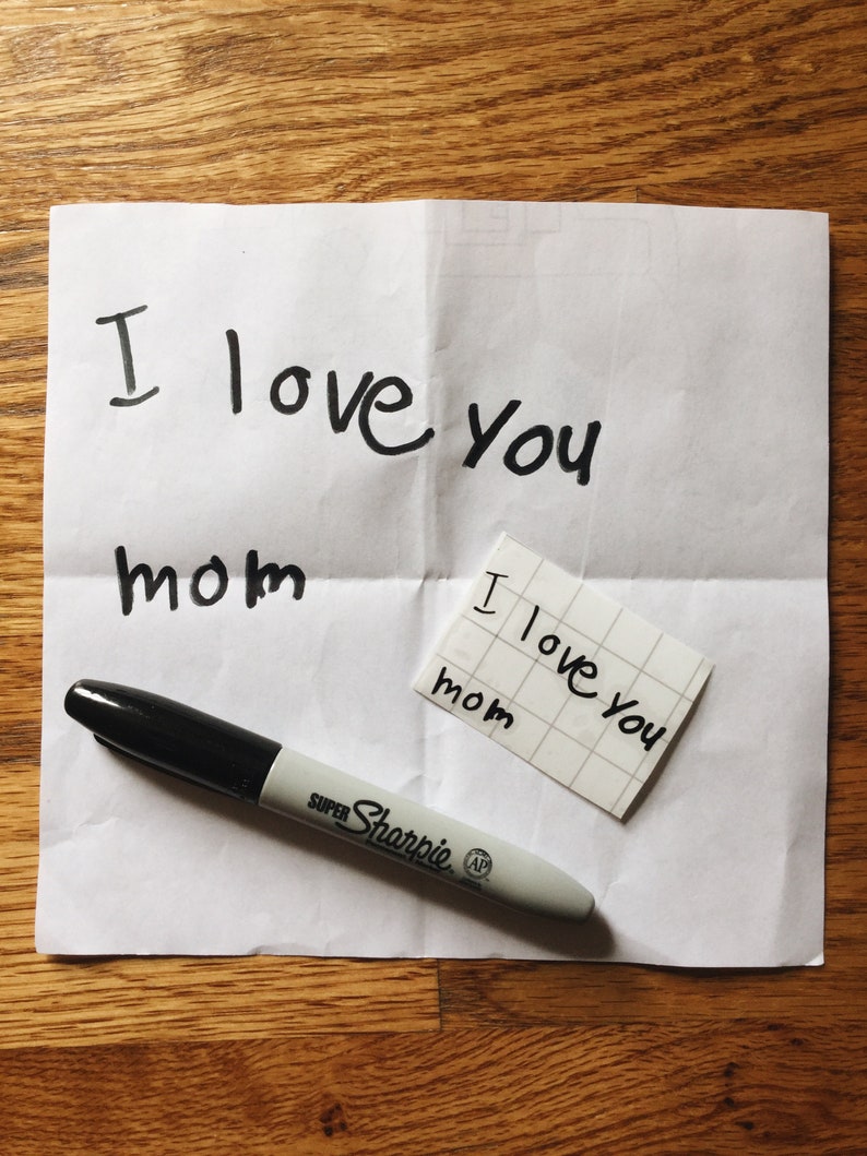 Child's Handwriting Decal Custom Children's | Etsy