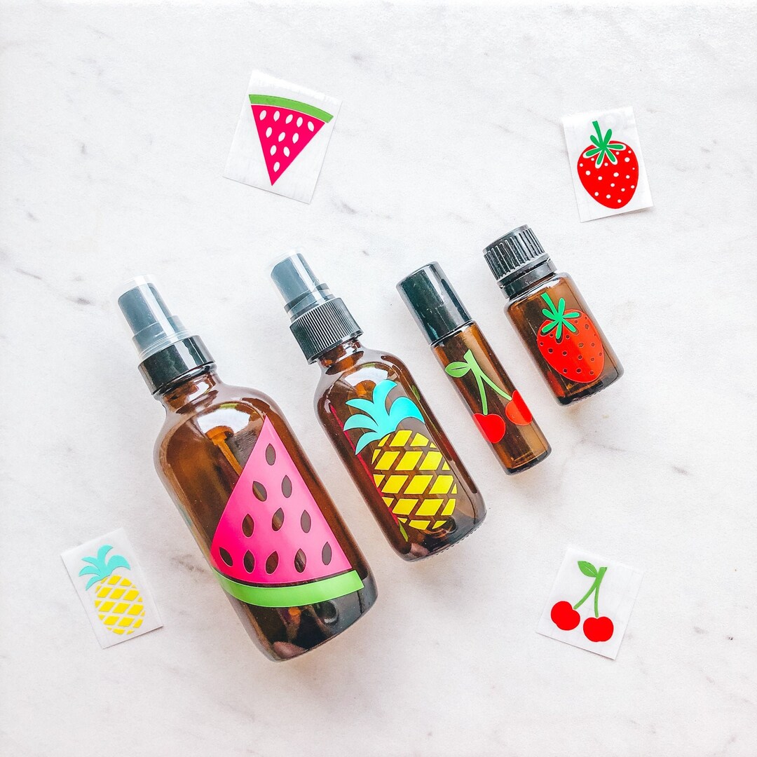 Fruit Essential Oil Labels Fruit Wash Label Kitchen Etsy