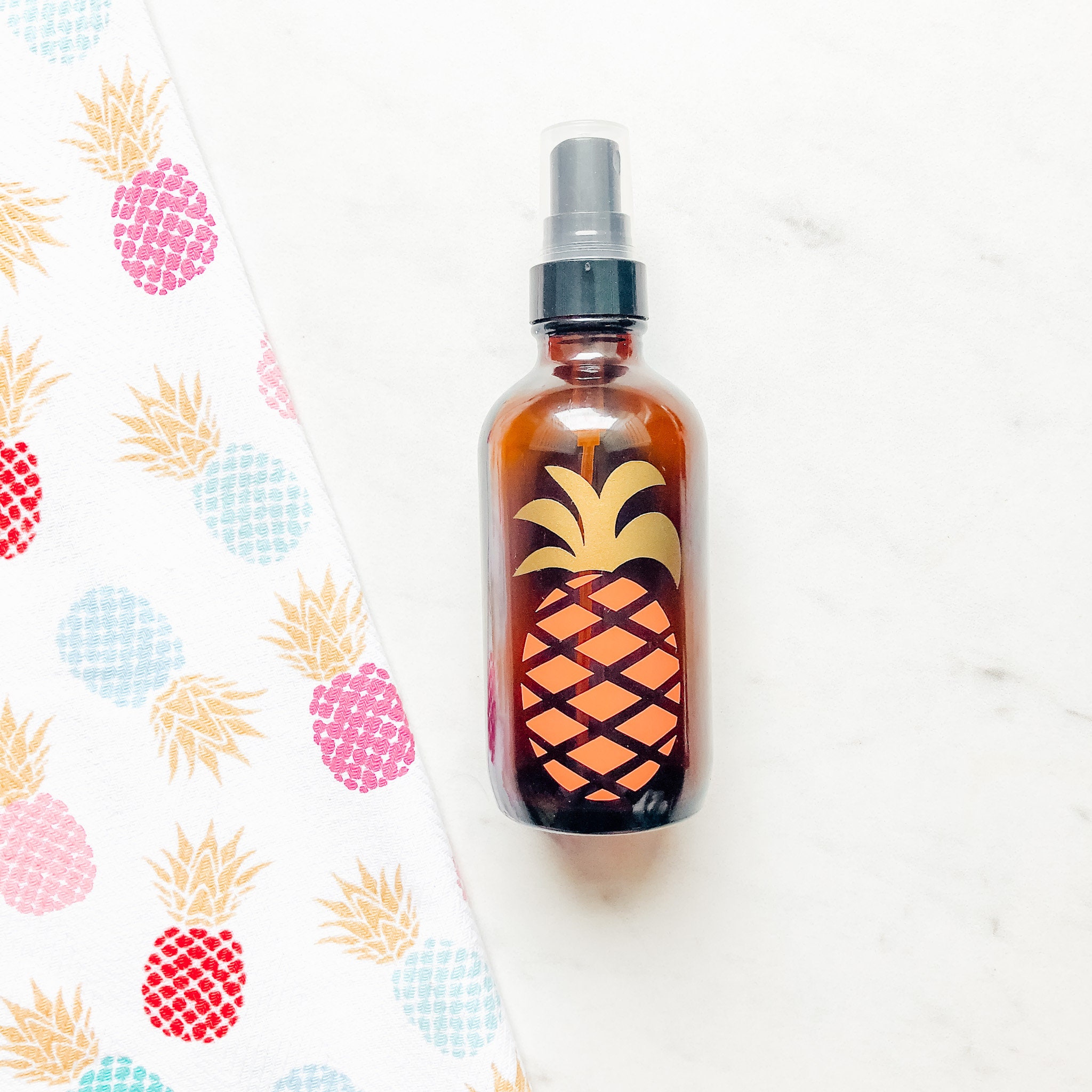 Pineapple Essential Oil Label Summer Essential Oil Labels Etsy