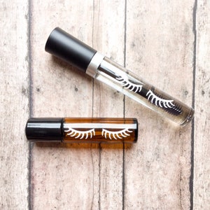 Eyelash essential oil label, lashes essential oil label, eyelash label, eyelash decal, lashes label, lashes decal, lash serum label, lashes