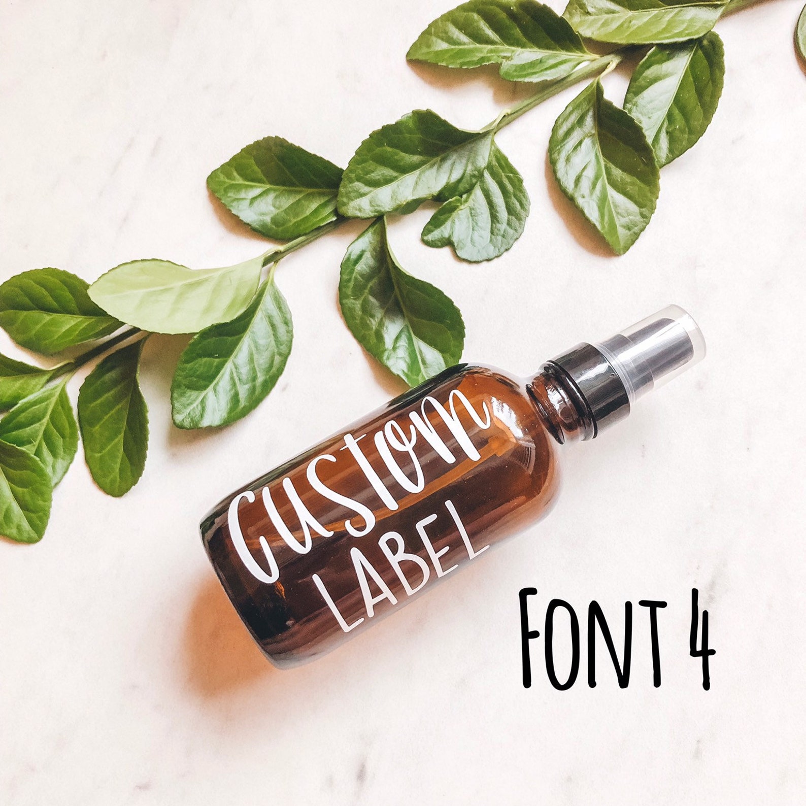 Custom Spray Bottle Labels 2 Oz 4 Oz 8 Oz Spray Bottle Etsy