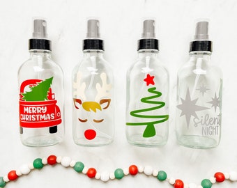 Christmas Essential Oil Labels, Essential oil labels, Christmas Truck essential oil labels, Rudolph essential oil labels, Silent Night label