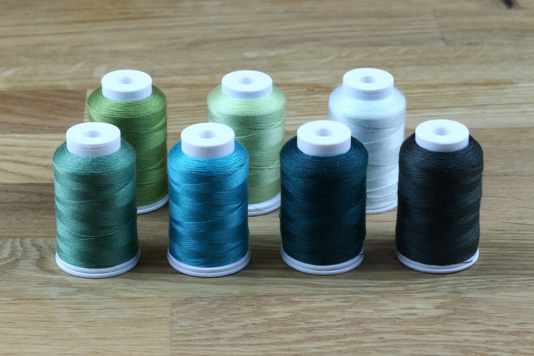 Prime Sewing Thread thread, 400 M Shades of Green Etsy