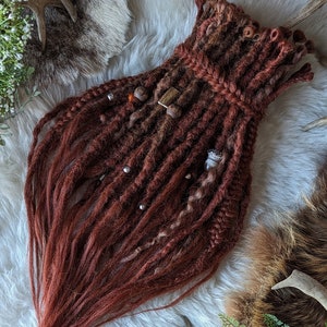 Set of 50 SE synthetic dreads / braids "Ráhkis" ~ Single ended dreads ~ by NoaidiDreads