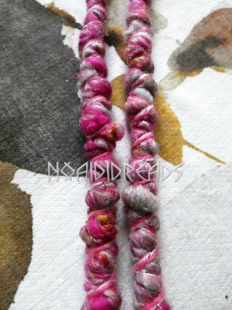 Set of 2 wraps 3 /'/'Karkki/'/' ~ Dread accessories ~ Dread and hair wraps ~ by NoaidiDreads