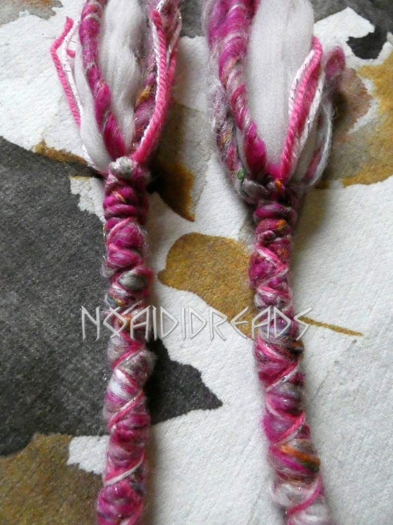 Set of 2 wraps 3 /'/'Karkki/'/' ~ Dread accessories ~ Dread and hair wraps ~ by NoaidiDreads