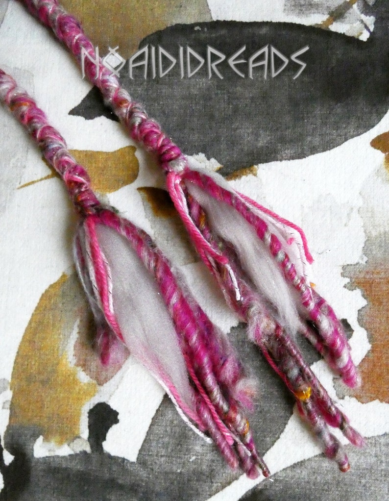 Set of 2 wraps 3 /'/'Karkki/'/' ~ Dread accessories ~ Dread and hair wraps ~ by NoaidiDreads