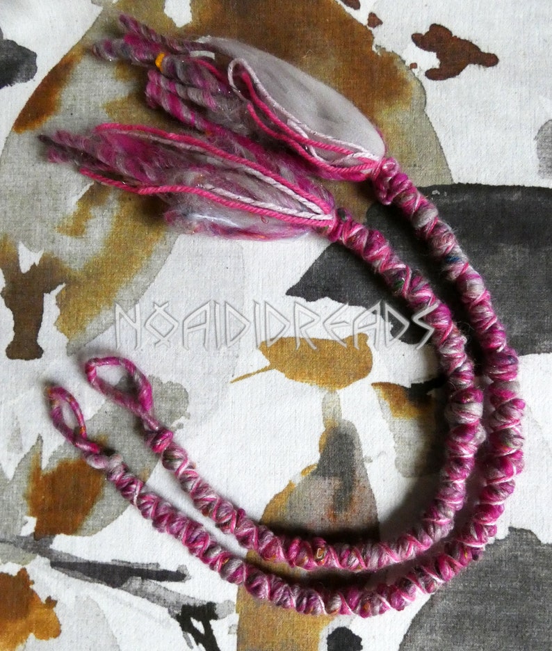 Set of 2 wraps 3 /'/'Karkki/'/' ~ Dread accessories ~ Dread and hair wraps ~ by NoaidiDreads