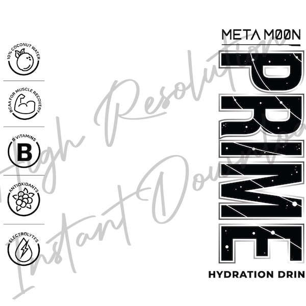 Moon |  drink | vector |  SVG | Sublimation | meta | digital download | bottle | water bottle
