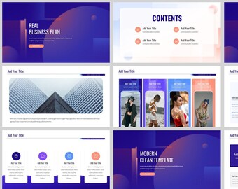 Modern Clean Business Plan PowerPoint Template