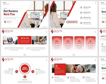 Minimal Work Summary PowerPoint Template