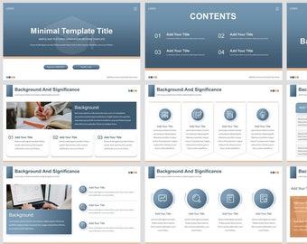 Minimal Clean Graduation Defense PowerPoint Template