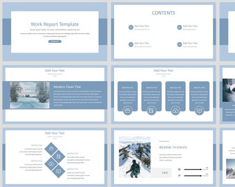 Minimal Magazine Style PowerPoint Template
