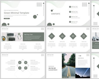 Minimal Magazine Style PowerPoint Template