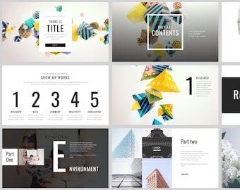 Minimal Magazine Style PowerPoint Template