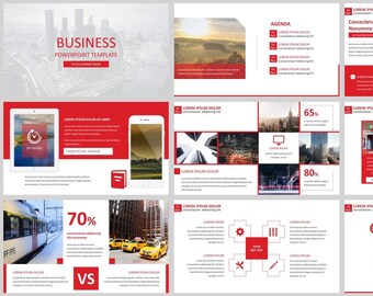 Minimal Magazine Style Business PowerPoint Template