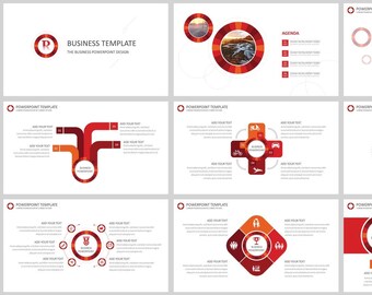 Minimal Magazine Style Business PowerPoint Template
