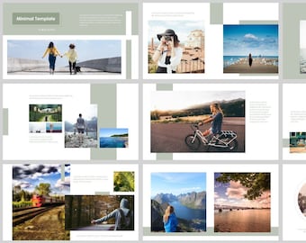Minimal Magazine Style PowerPoint Template