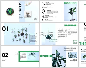 Minimal Magazine Style CLean PowerPoint Template