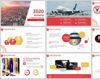 Minimal Magazine Style Business PowerPoint Template