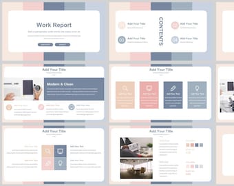 Minimal Modern Clean Style PowerPoint Template