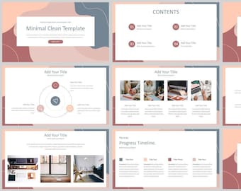 Minimal Clean Fashion PowerPoint Template