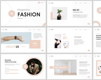 Minimal Magazine Style PowerPoint Template
