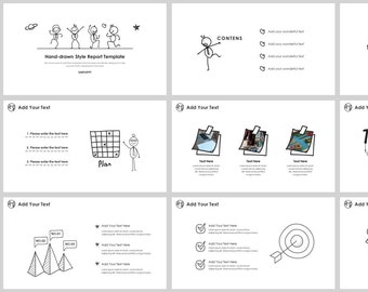 HandDraw Style Report PowerPoint Template10
