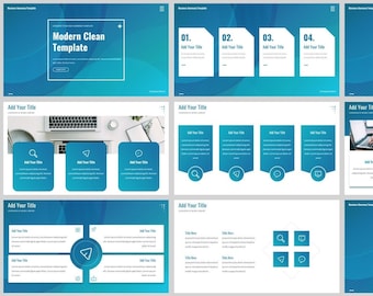 Minimal Modern Clean Business Powerpoint Template - Etsy