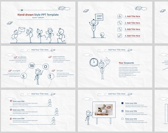 HandDraw Style Report PowerPoint Template 04
