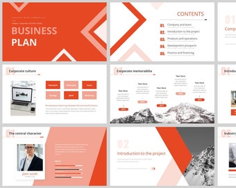 Minimal Business  Plan PowerPoint Template
