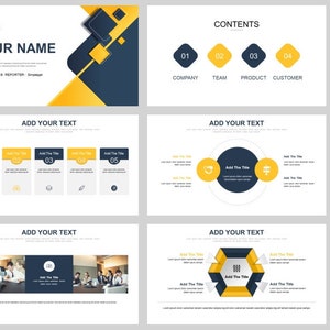 Yellow Minimal Business Template