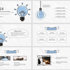 HandDraw Style Report PowerPoint Template 03
