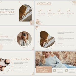 Minimal Modern Clean Style PowerPoint Template