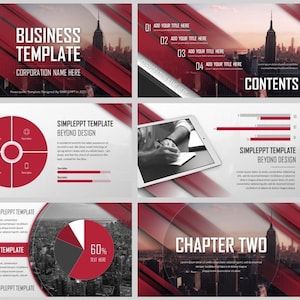 Minimal Magazine Style Business Annual Report PowerPoint Template